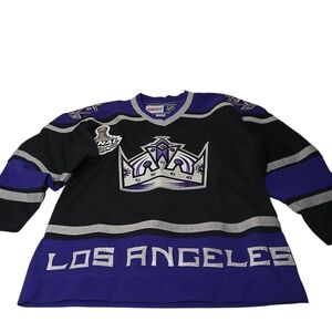 Black and Purple Men's Hockey Jersey